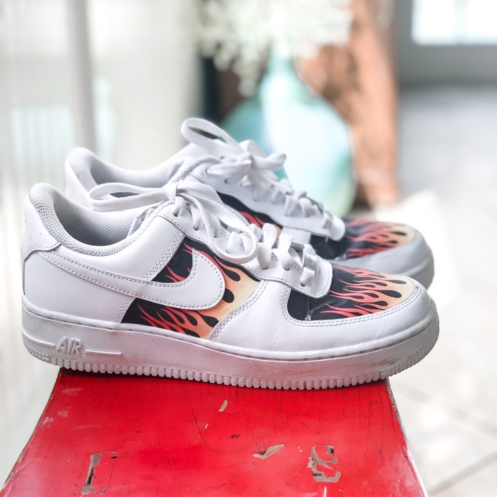 Customized nike air force ones